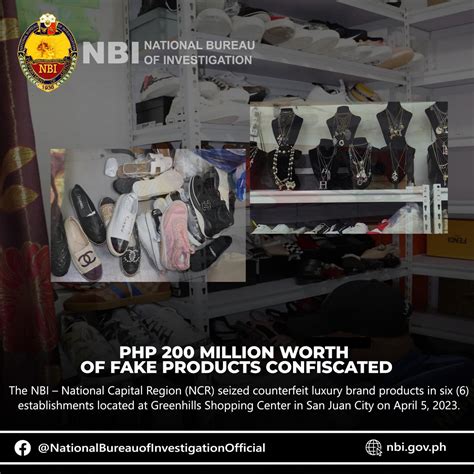 P200 million fake branded goods seized in Greenhills